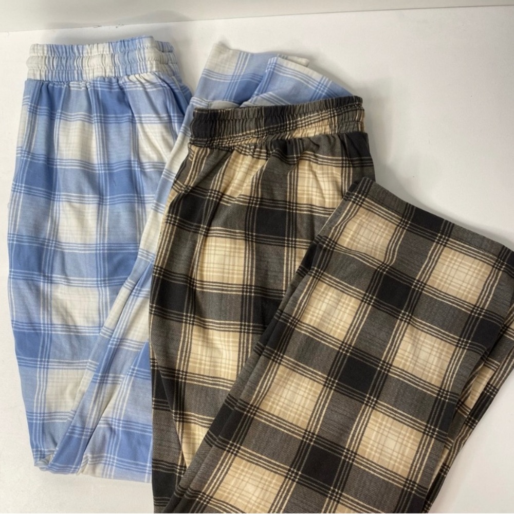 2 Rose And Vine Checkered Pyjama Pants Size XL